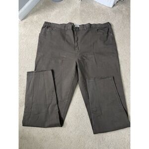 *NEW* Liberty Blues Solid Brown Relaxed Fit Jeans Denim Pants Adult Men 54 X 38